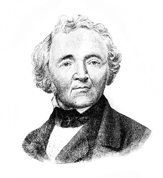 Leopold Von Ranke Fue Historiador Alemán Antiguo Diccionario Enciclopédico Granat — Foto de Stock