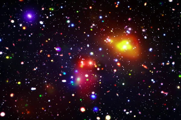 Galax Och Stjärnor Elementen Denna Bild Möblerad Nasa — Stockfoto