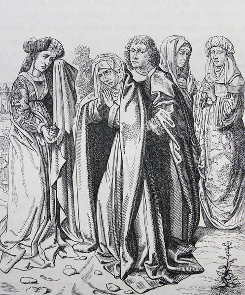 Die Vier Maries Kehren Aus Dem Grab Christi Von Jean — Stockfoto