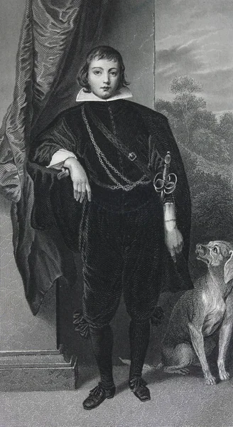 Prince Rupert Von Der Pfalz Par Anthony Van Dyck Gravé — Photo