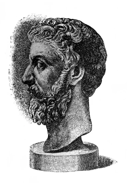 Marcus Aurelius Var Romersk Kejsare Den Gamla Boken Kulturhistoria Bitner — Stockfoto