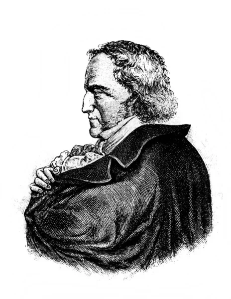 Joseph Fourier Volt Francia Matematikus Fizikus Régi Könyv Történelem Esszék — Stock Fotó