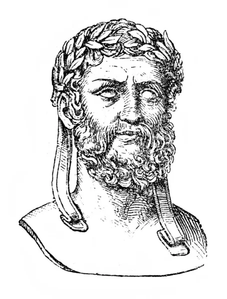 Xenofonte Foi Líder Militar Ateniense Filósofo Historiador Antigo Livro História — Fotografia de Stock
