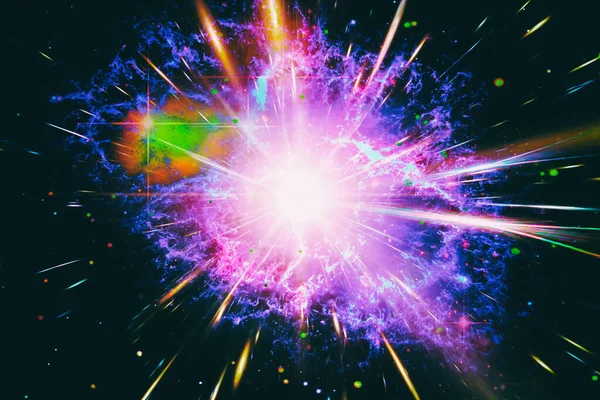 Пульсар Елементи Цього Зображення Оброблені Наса — стокове фото