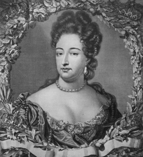 メアリー1世 イングランド Mary England 別名メアリー チューダー としても知られ 古書The Portrait Gallery — ストック写真