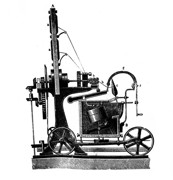 Ansiklopedik Sözlükteki Katır Makinesi Granat Vol Petersburg 190 — Stok fotoğraf