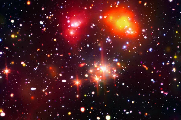 Galaxie Und Sterne Die Elemente Dieses Bildes Von Nasa — Stockfoto