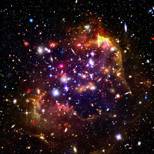 Bemerkenswerte Galaxie Sterne Nebel Weltraumgas Die Elemente Dieses Bildes Von — Stockfoto