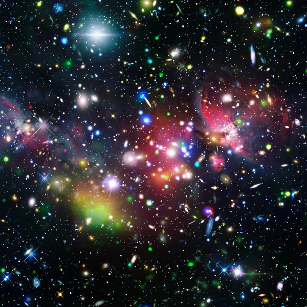 Olağanüstü Bir Galaksi Yıldızlar Bulutsu Uzay Gazı Nasa Tarafından Döşenmiş — Stok fotoğraf