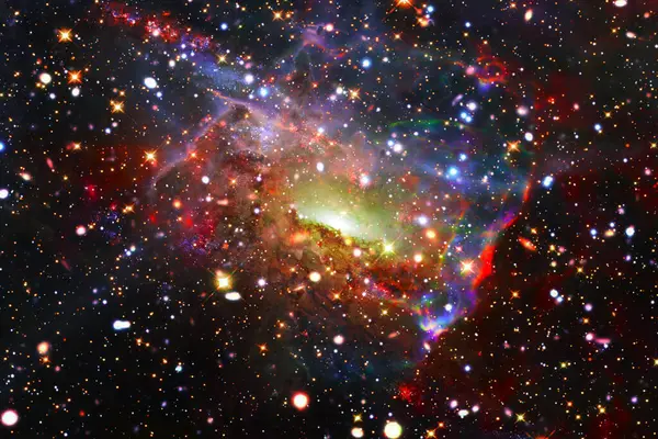 Galáxia Estrelas Elementos Desta Imagem Fornecidos Pela Nasa — Fotografia de Stock