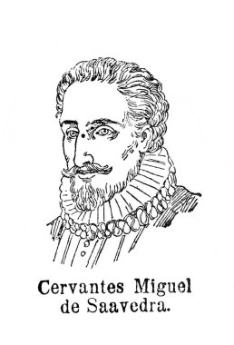 Miguel de Cervantes Saavedra, Ansiklopedi 'nin eski bir İspanyol yazarı, Olgerbrand, 1898, Warszawa