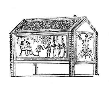 Klozet eski Atlas de la Bible 'da Fillion, 1883, Paris