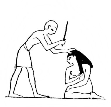 Eski Atlas de la Bible kitabında Caning, Fillion, 1883, Paris