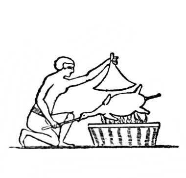 Eski kitap Atlas de la Bible 'da tabaklar ve sürahiler. Fillion, 1883, Paris.