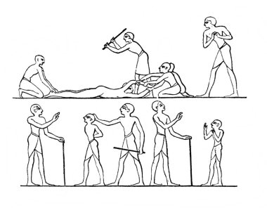 Eski Atlas de la Bible kitabında Caning, Fillion, 1883, Paris