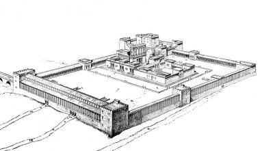Herod 'un Tapınağı' nın eski kitabı Atlas de la Bible, Fillion, 1883, Paris