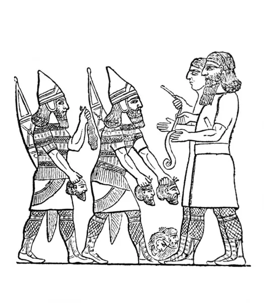 Fillion 'un eski kitabı Atlas de la Bible' da 1883 'te Paris' te yapılan savaştan sonraki düşman cesetlerini saymak.