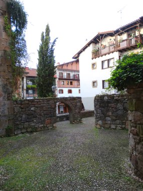 Hondarribia Village Bask Bölgesi İspanya 'da mimarlık   