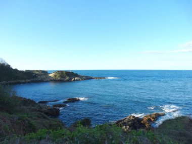Hondarribia 'daki Higuer Cape Doğa Bakış Açısı Jaizkibel