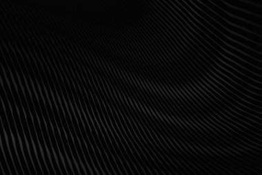 Çizgi dalga dizaynlı siyah arkaplan. Vektör illüstrasyonu