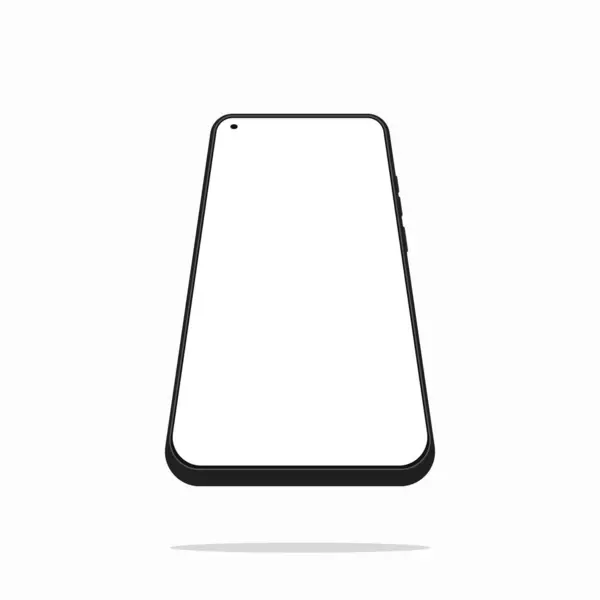 Akıllı telefon düz simge tasarım perspektif tarzı. Vektör illüstrasyonu.