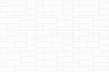 Tuğla duvar arka planı. Soyut geometrik dikişsiz doku tasarımı. Vektör illüstrasyonu