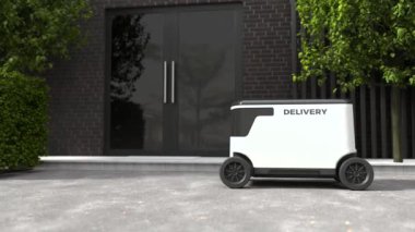 AGV delivery, 3D Motion Graphics