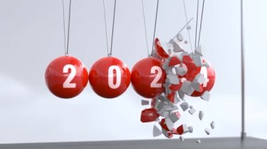 Newton 'un beşiği ile 2024 sayısı