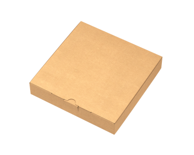 beyaz izole kahverengi karton kutu