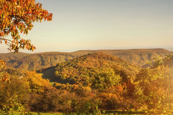 秋天的山清水秀 高质量的照片 — 图库照片