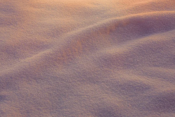 Superficie Neve Bianca Pura Con Dossi Foto Alta Qualità — Foto Stock