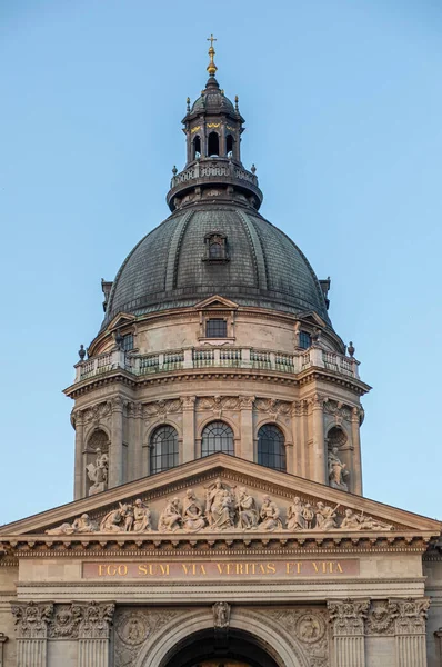 Budapeşte Deki Aziz Stephen Bazilikası Manzarası Yüksek Kalite Fotoğraf — Stok fotoğraf