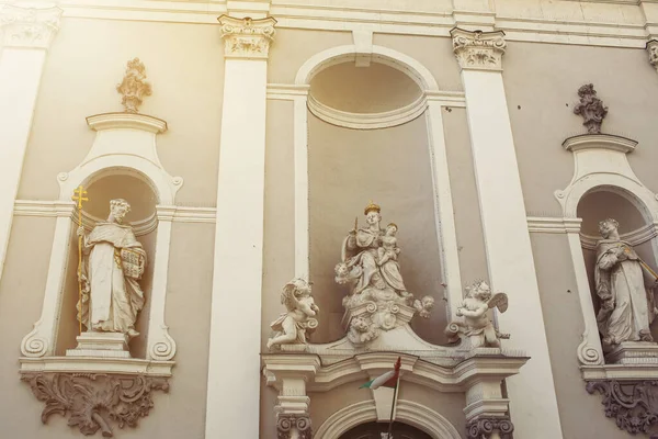 Fasada Kościoła Michała Budapeszcie Węgry Wysokiej Jakości Zdjęcie — Zdjęcie stockowe