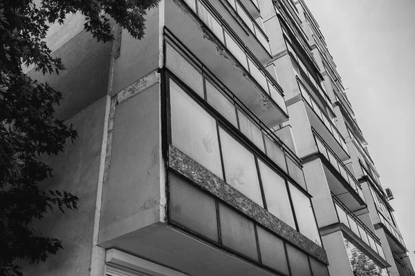 Detail Panel Building Built Communist Era Hungary Budapest High Quality — Stock Photo, Image