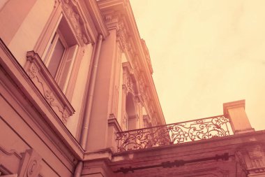  Macaristan 'ın Zala, Keszthely kasabasındaki barok sarayının önünde. Yüksek kalite fotoğraf