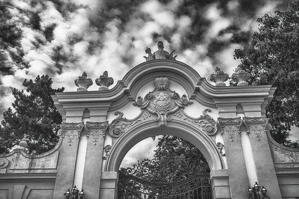 Neo Baroque Gateway Festetics Castle Keszthely Hungary High Quality Photo — Stock Photo, Image