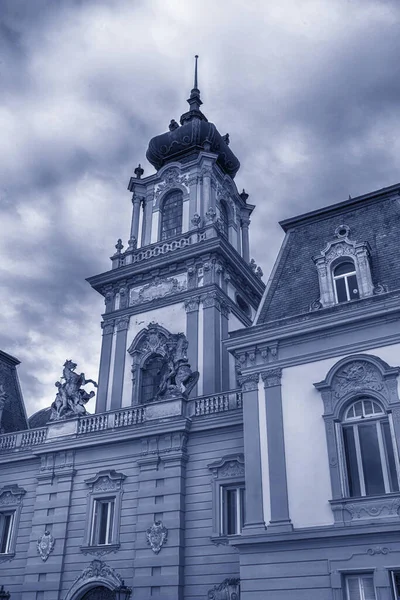 Tower Baroque Palace Located Town Keszthely Zala Hungary High Quality — Stock Photo, Image