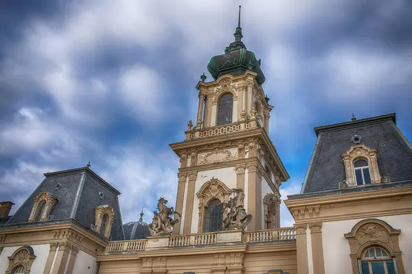 Tour Palais Baroque Située Dans Ville Keszthely Zala Hongrie Photo — Photo