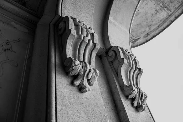 Architektonické Prvky Barokní Palác Nachází Městě Keszthely Zala Maďarsko Kvalitní — Stock fotografie