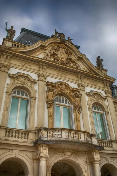 Barokk Palota Homlokzata Keszthely Városában Zalában Található Kiváló Minőségű Fénykép — Stock Fotó