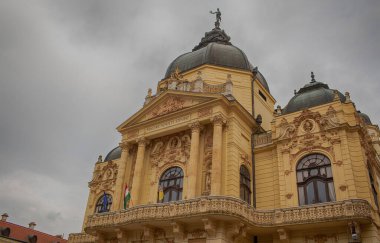 Macaristan, Pecs 'te ulusal tiyatro. Yüksek kalite fotoğraf