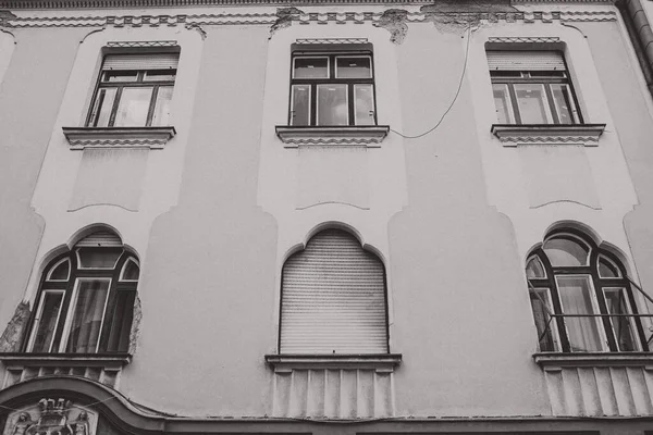 Fachada Edifício Art Nouveau Pecs Hungria Foto Alta Qualidade — Fotografia de Stock