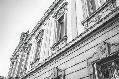  Macaristan 'ın Zala eyaletinin Keszthely kasabasında bulunan Barok Sarayı. Yüksek kalite fotoğraf