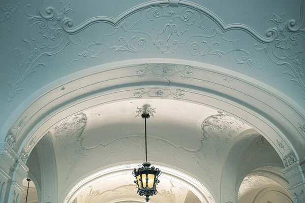 Ornement Plafond Palais Baroque Situé Dans Ville Keszthely Zala Hongrie — Photo