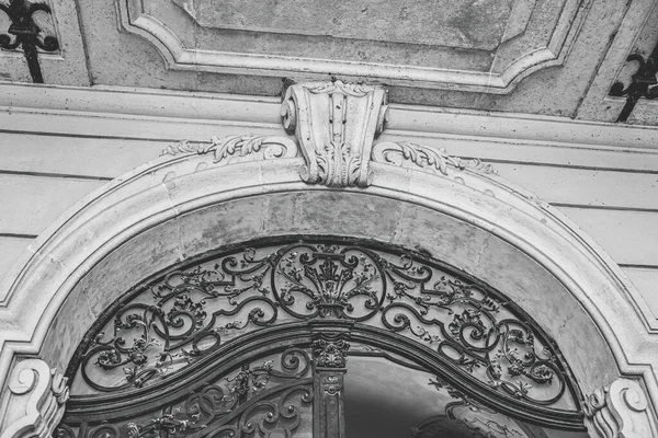 Ornamento Sul Soffitto Palazzo Barocco Situato Nella Città Keszthely Zala — Foto Stock