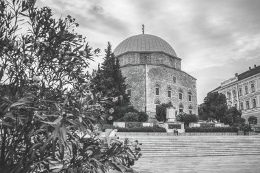Macaristan, Pecs 'teki camii manzarası. Yüksek kalite fotoğraf