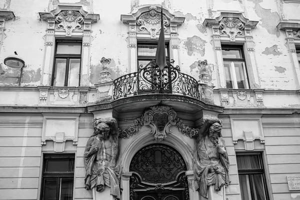 Фасад Исторического Здания Городе Печь Венгрия Высокое Качество Фото — стоковое фото
