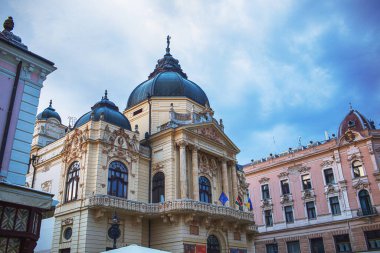 Macaristan, Pecs 'te ulusal tiyatro. Yüksek kalite fotoğraf