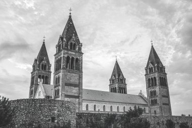 Pecs, Macaristan 'daki katedral. Yüksek kalite fotoğraf