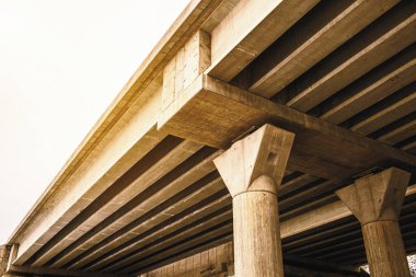 Beton otoyol yapım aşamasında. Yüksek kalite fotoğraf. Yüksek kalite fotoğraf